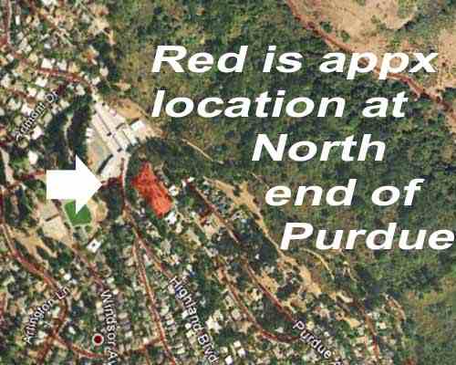 0 Purdue Ave(next to 96), KENSINGTON, California 94708-1031, ,Lots And Land,For Sale,Purdue Ave(next to 96),40935171