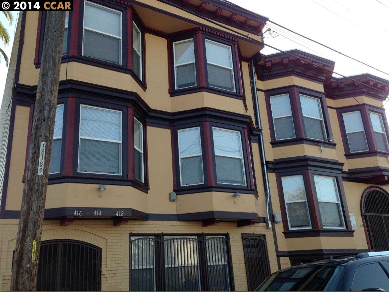 412 BISSELL AVE, RICHMOND, California 94801-3043, ,Comm Ri Multi-units 5+,For Sale,BISSELL AVE,40656689