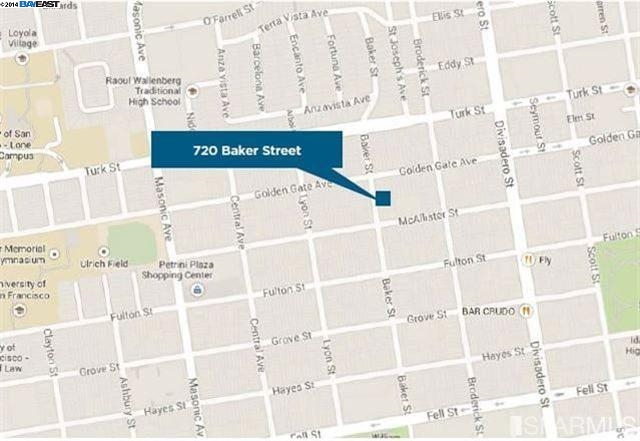 720 Baker Street, SAN FRANCISCO, California 94127-2806, ,Comm Ri Multi-units 5+,For Sale,Baker Street,40659923