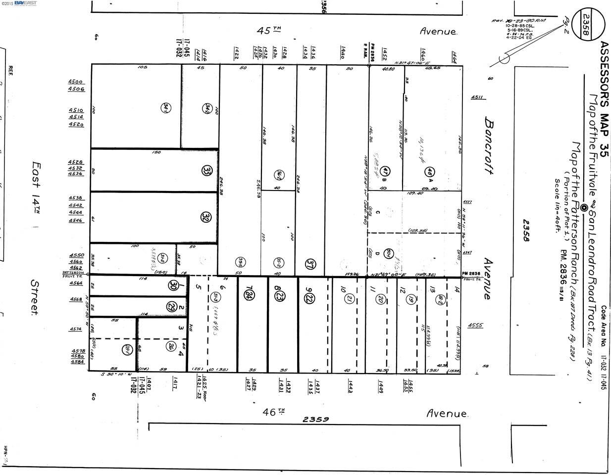 4555 Bancroft Ave, OAKLAND, California 94601, ,Comm Ri Multi-units 5+,For Sale,Bancroft Ave,40711494