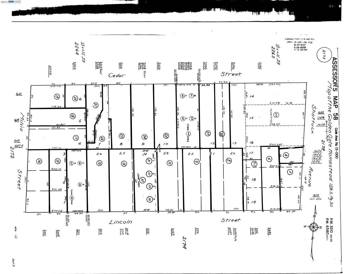 2020 Cedar St, BERKELEY, California 94709, ,Comm Ri Multi-units 5+,For Sale,Cedar St,40720527