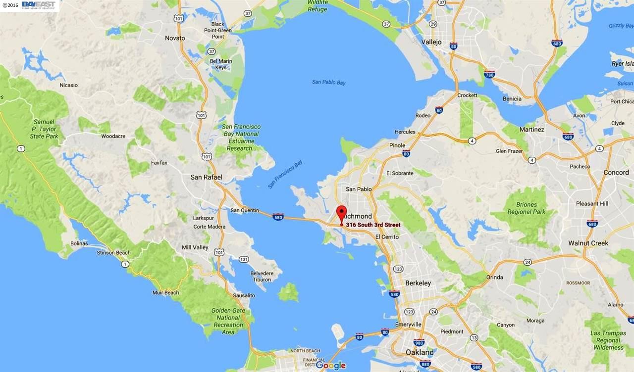 316 3rd, RICHMOND, California 94804, ,Comm Ri Multi-units 5+,For Sale,3rd,40766305