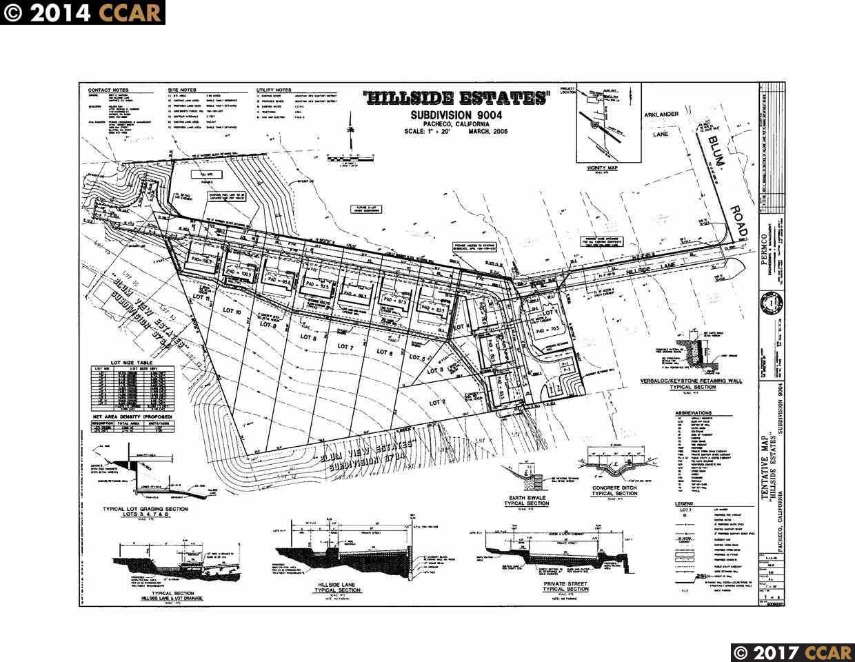 150 HILLSIDE LN, MARTINEZ, California 94553-3620, ,Lots And Land,For Sale,HILLSIDE LN,1036
