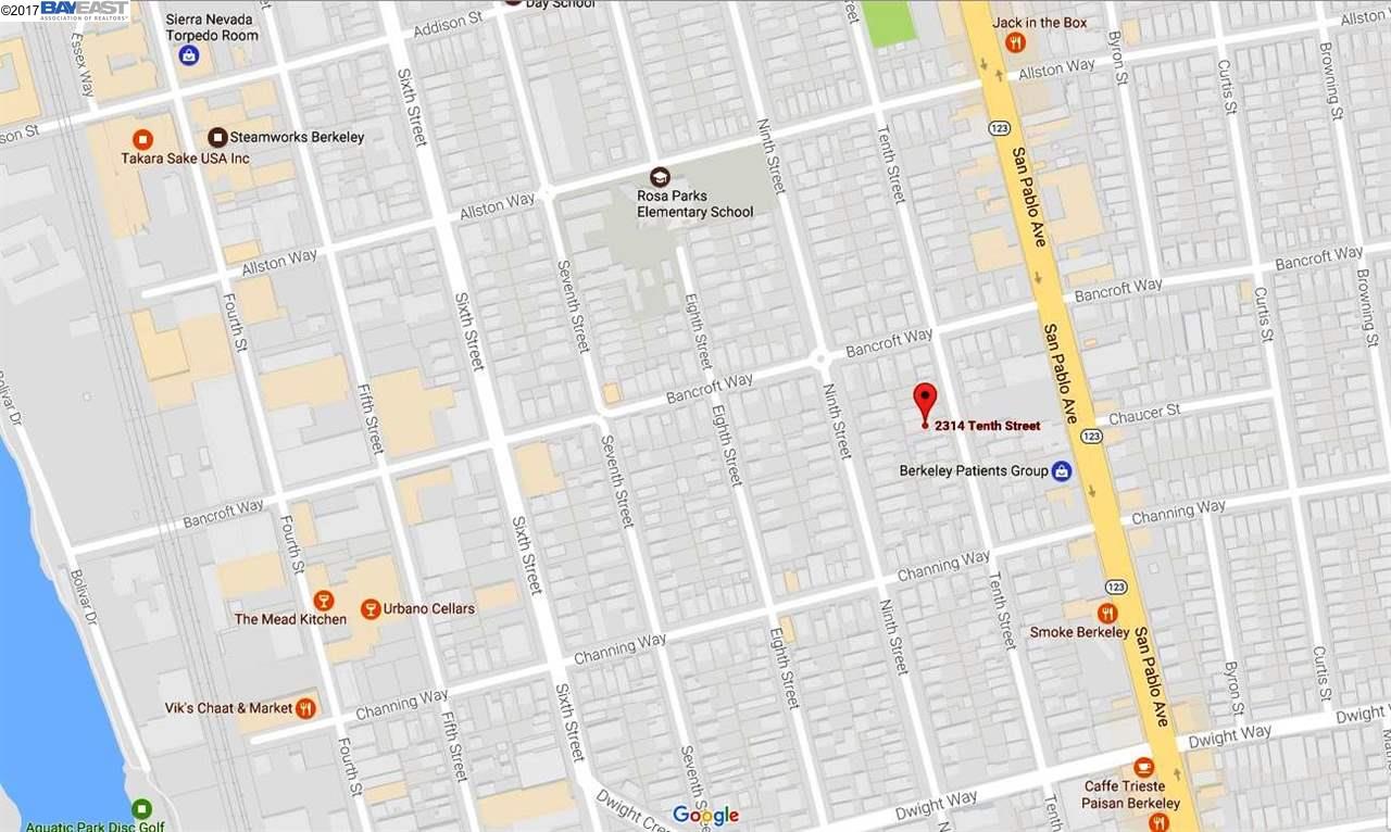 2314 Tenth Street, BERKELEY, California 94710, ,Comm Ri Multi-units 5+,For Sale,Tenth Street,40797809