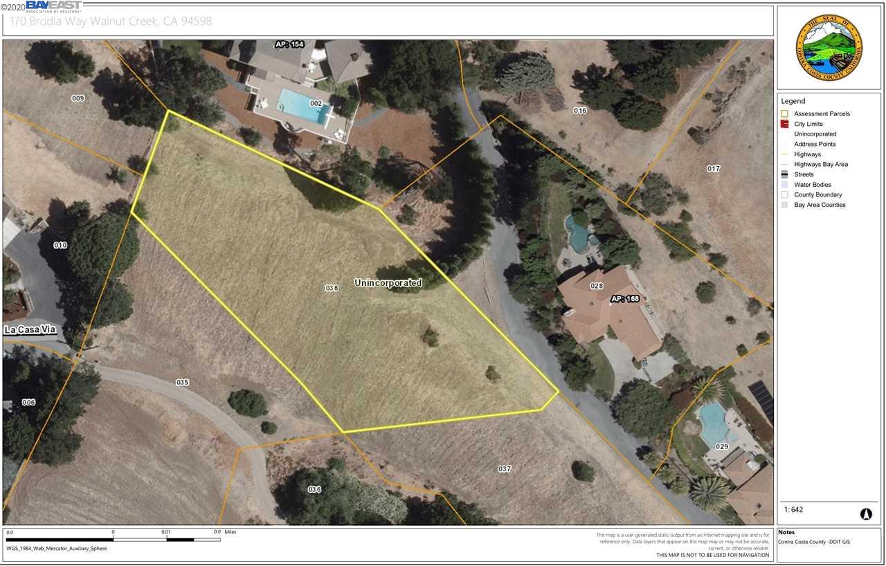 170 Brodia Way, WALNUT CREEK, California 94598, ,Lots And Land,For Sale,Brodia Way,40910443