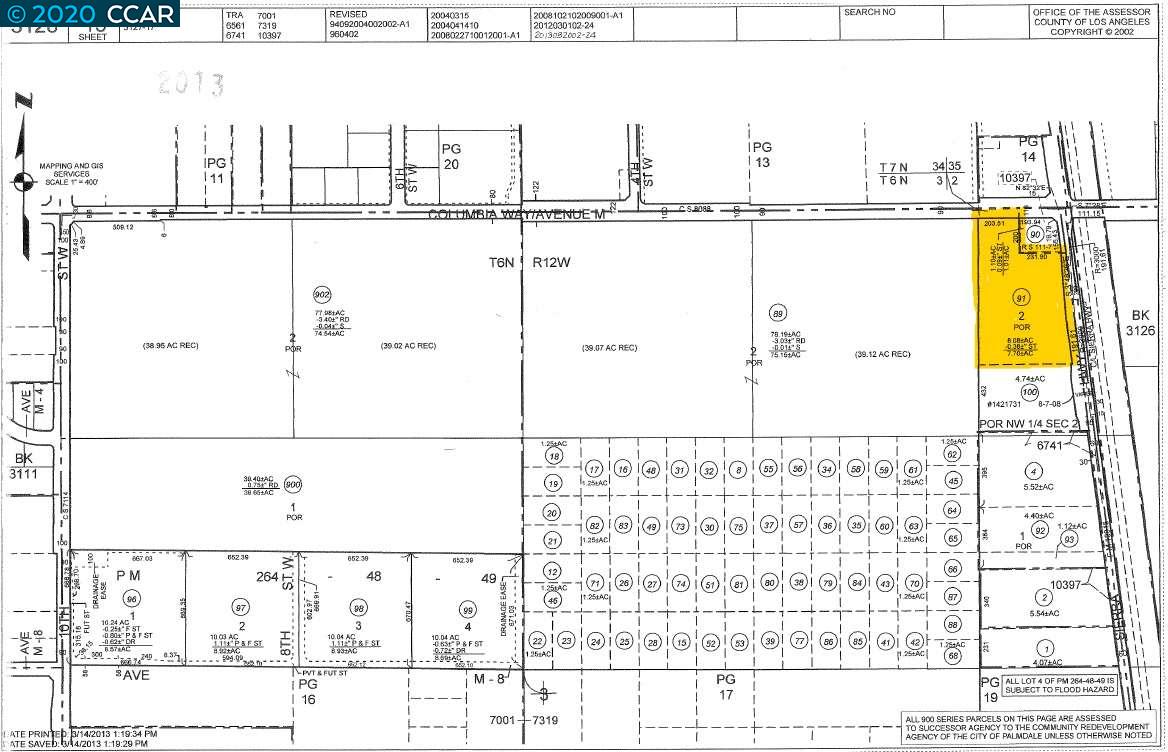 Sierra Highway and Ave M, PALMDALE, California 93550, ,Lots And Land,For Sale,Sierra Highway and Ave M,40910446