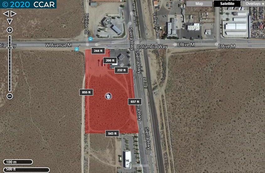 Sierra Highway and Ave M, PALMDALE, California 93550, ,Lots And Land,For Sale,Sierra Highway and Ave M,40910446