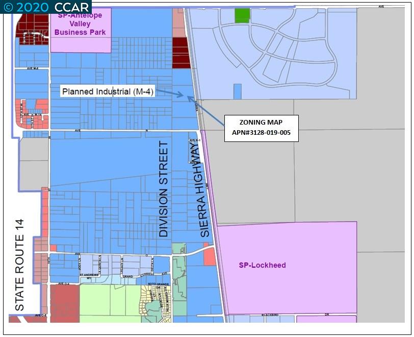 Sierra Highway and M-8, PALMDALE, California 93550, ,Lots And Land,For Sale,Sierra Highway and M-8,40910447