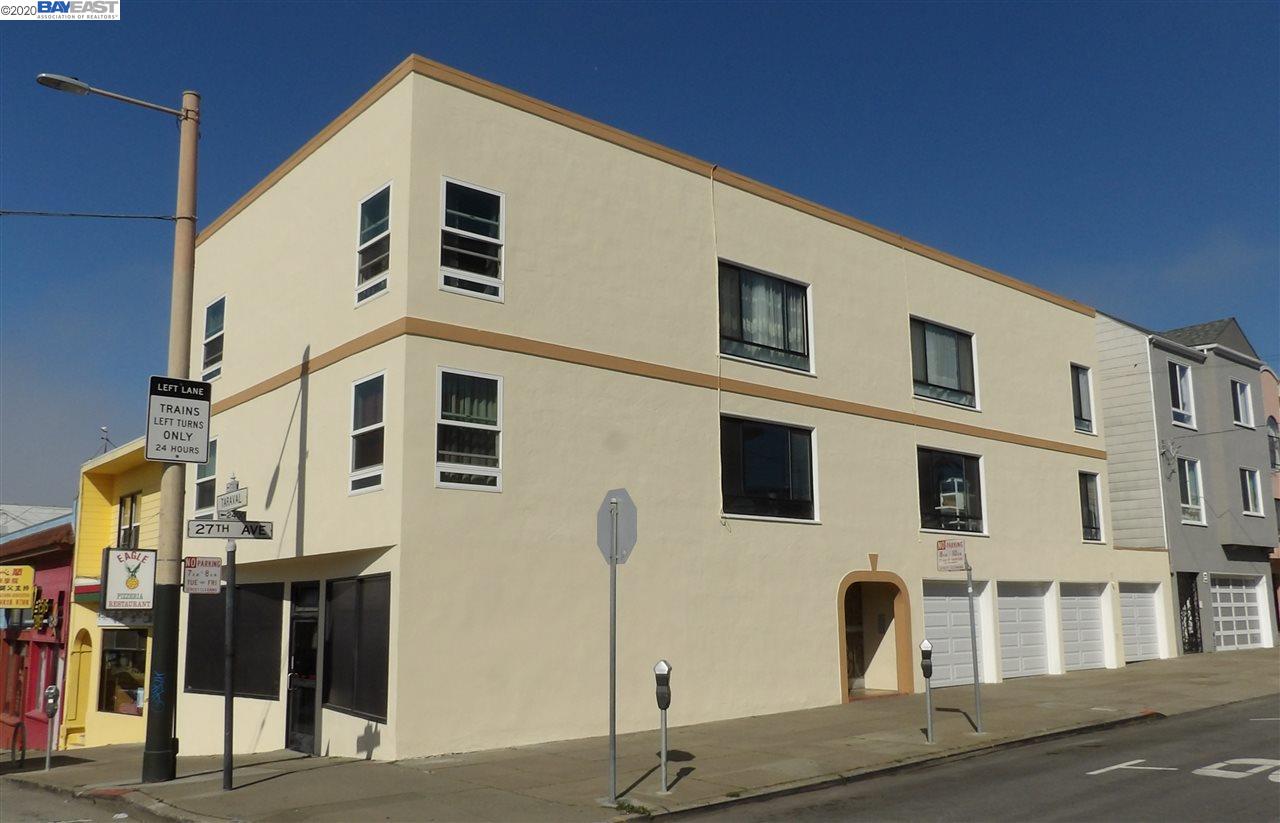 2395 27Th Ave, SAN FRANCISCO, California 94116, ,Comm Ri Multi-units 5+,For Sale,27Th Ave,40904717