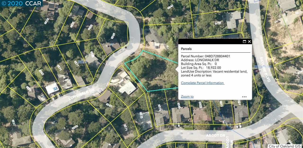 00 Longwalk Dr, OAKLAND, California 94611, ,Lots And Land,For Sale,Longwalk Dr,40912961