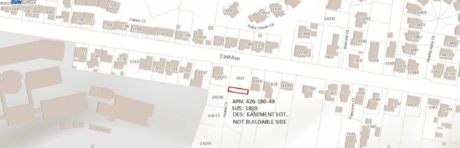 1831 East Ave, HAYWARD, California 94541, ,Lots And Land,For Sale,East Ave,40917428