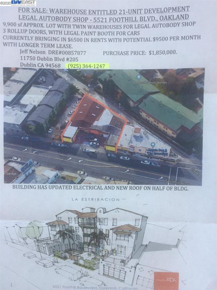 5521 Foothill Blvd, OAKLAND, California 94605, ,Comm Industrial For Sale,For Sale,Foothill Blvd,40925953