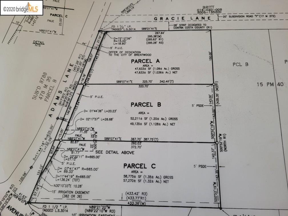 Gracie Ln, BRENTWOOD, California 94513, ,Lots And Land,For Sale,Gracie Ln,40925957