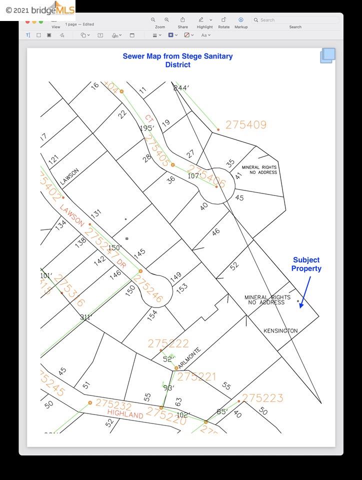 0 Kensington Ct, KENSINGTON, California 94707, ,Lots And Land,For Sale,Kensington Ct,40963888