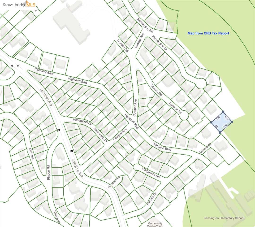 0 Kensington Ct, KENSINGTON, California 94707, ,Lots And Land,For Sale,Kensington Ct,40963888