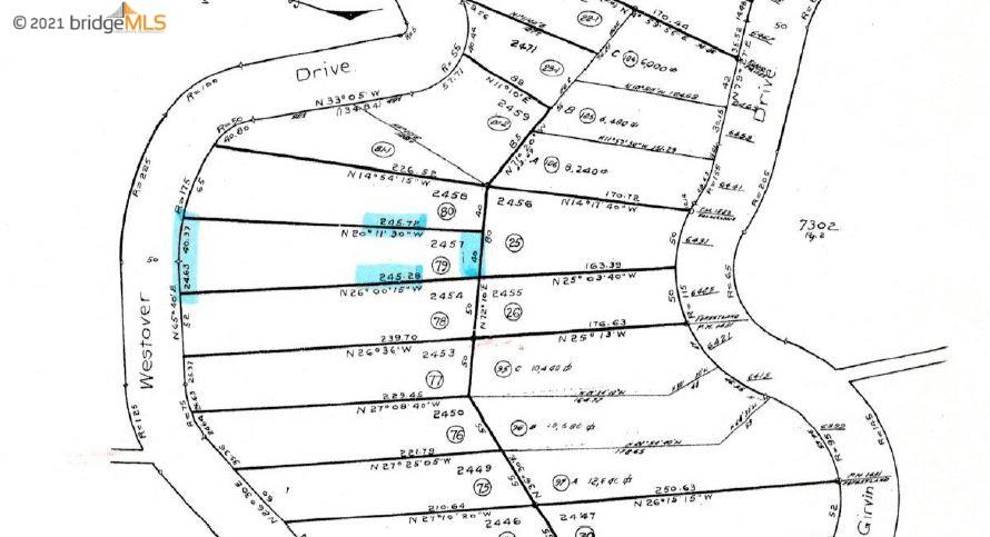 0 Westover drive, OAKLAND, California 94611, ,Lots And Land,For Sale,Westover drive,40963977
