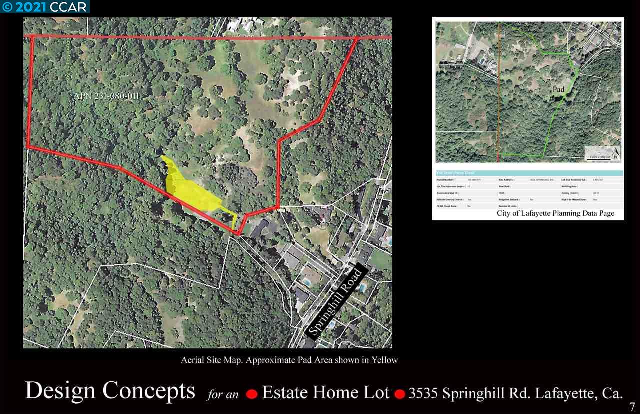 3535 Springhill Road, LAFAYETTE, California 94595, ,Lots And Land,For Sale,Springhill Road,40964044