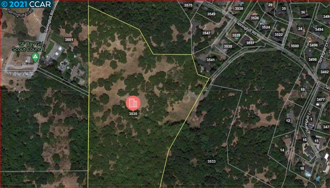 3535 Springhill Road, LAFAYETTE, California 94595, ,Lots And Land,For Sale,Springhill Road,40964044