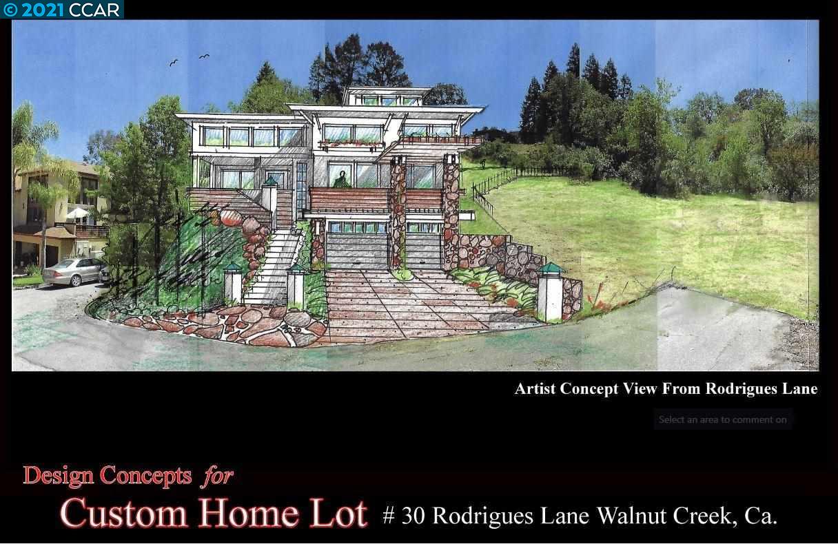 30 Rodrigues Ln, WALNUT CREEK, California 94597, ,Lots And Land,For Sale,Rodrigues Ln,40964698