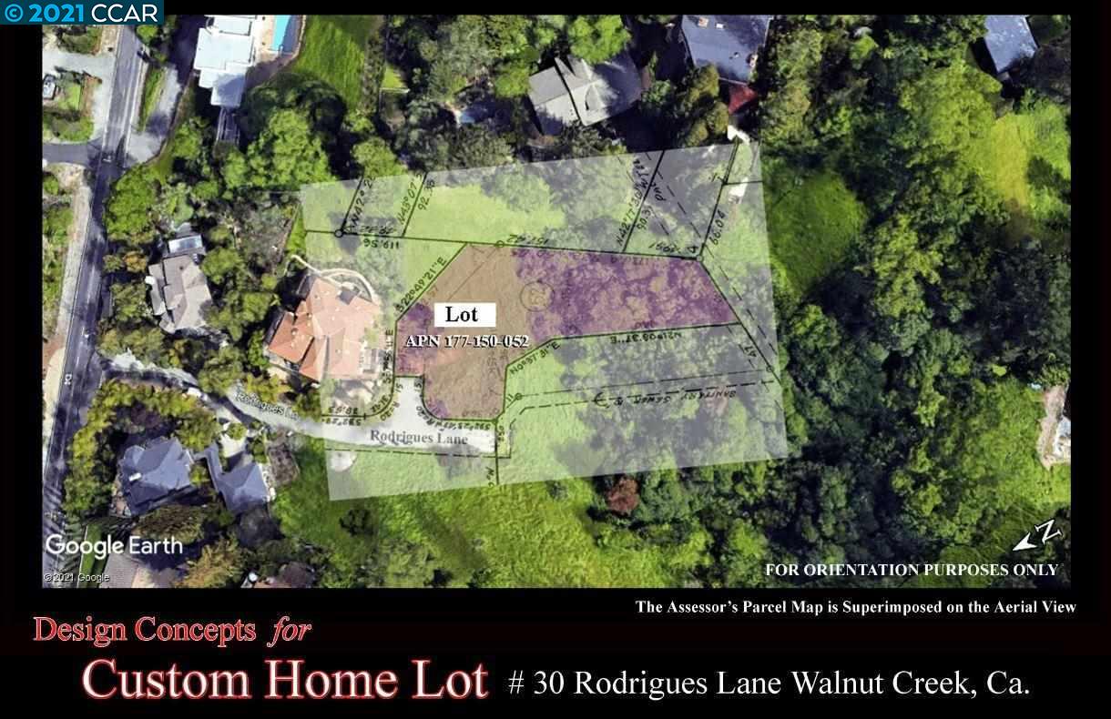 30 Rodrigues Ln, WALNUT CREEK, California 94597, ,Lots And Land,For Sale,Rodrigues Ln,40964698