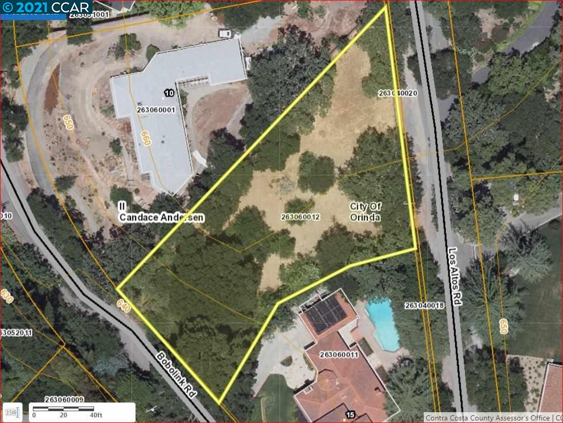 0 Bobolink Rd, ORINDA, California 94563, ,Lots And Land,For Sale,Bobolink Rd,40973811