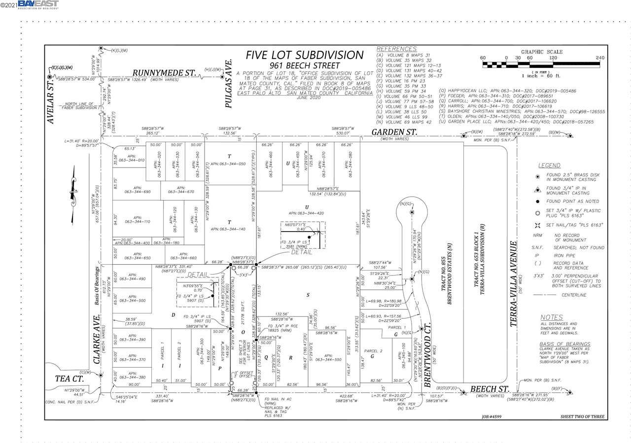 961 Beech Street, EAST PALO ALTO, California 94303, ,Lots And Land,For Sale,Beech Street,40964900