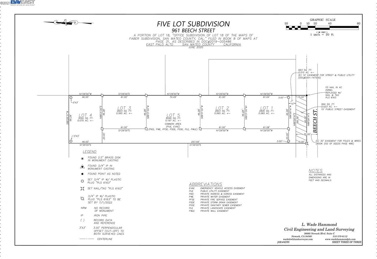 961 Beech Street, EAST PALO ALTO, California 94303, ,Lots And Land,For Sale,Beech Street,40964900