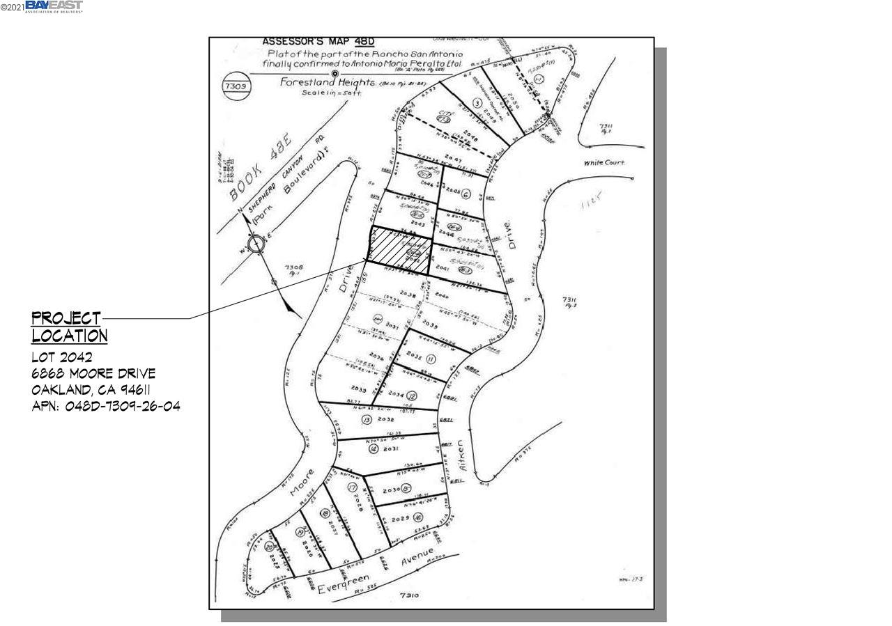 6868 Moore, OAKLAND, California 94611, ,Lots And Land,For Sale,Moore,40965026