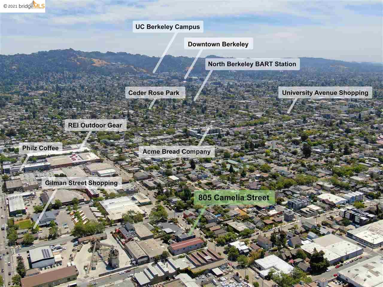 805 Camelia St, BERKELEY, California 94710, ,Comm Industrial For Sale,For Sale,Camelia St,40965143