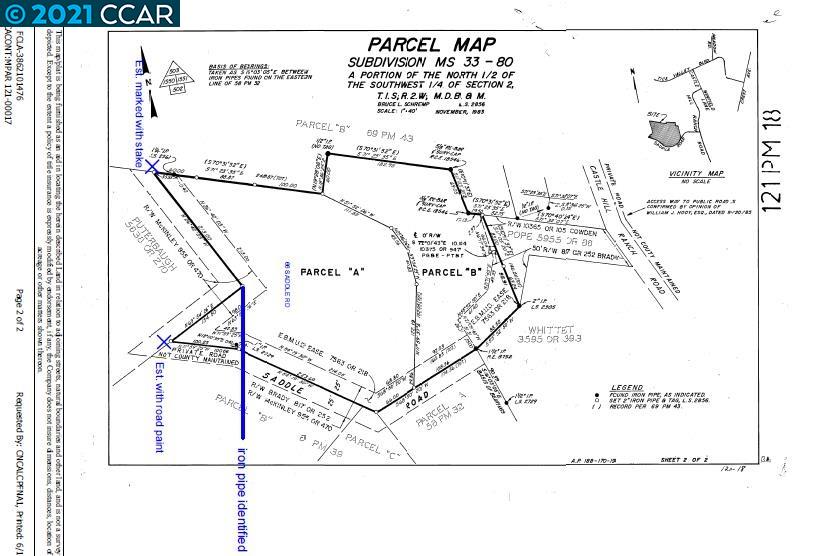 66 Saddle Rd, WALNUT CREEK, California 94595, ,Lots And Land,For Sale,Saddle Rd,40965210
