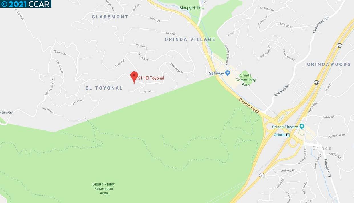 221 El Toyonal, ORINDA, California 94563, ,Lots And Land,For Sale,El Toyonal,40965219