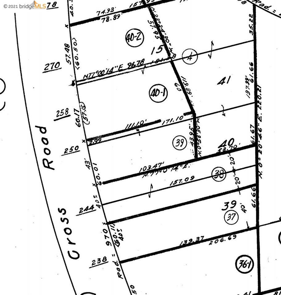 250 Cross Road, OAKLAND, California 94618, ,Lots And Land,For Sale,Cross Road,40965473