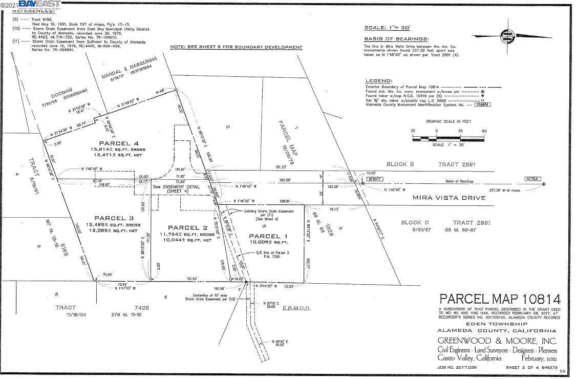 4764-3 Mira Vista Drive, CASTRO VALLEY, California 94546, ,Lots And Land,For Sale,Mira Vista Drive,40965512