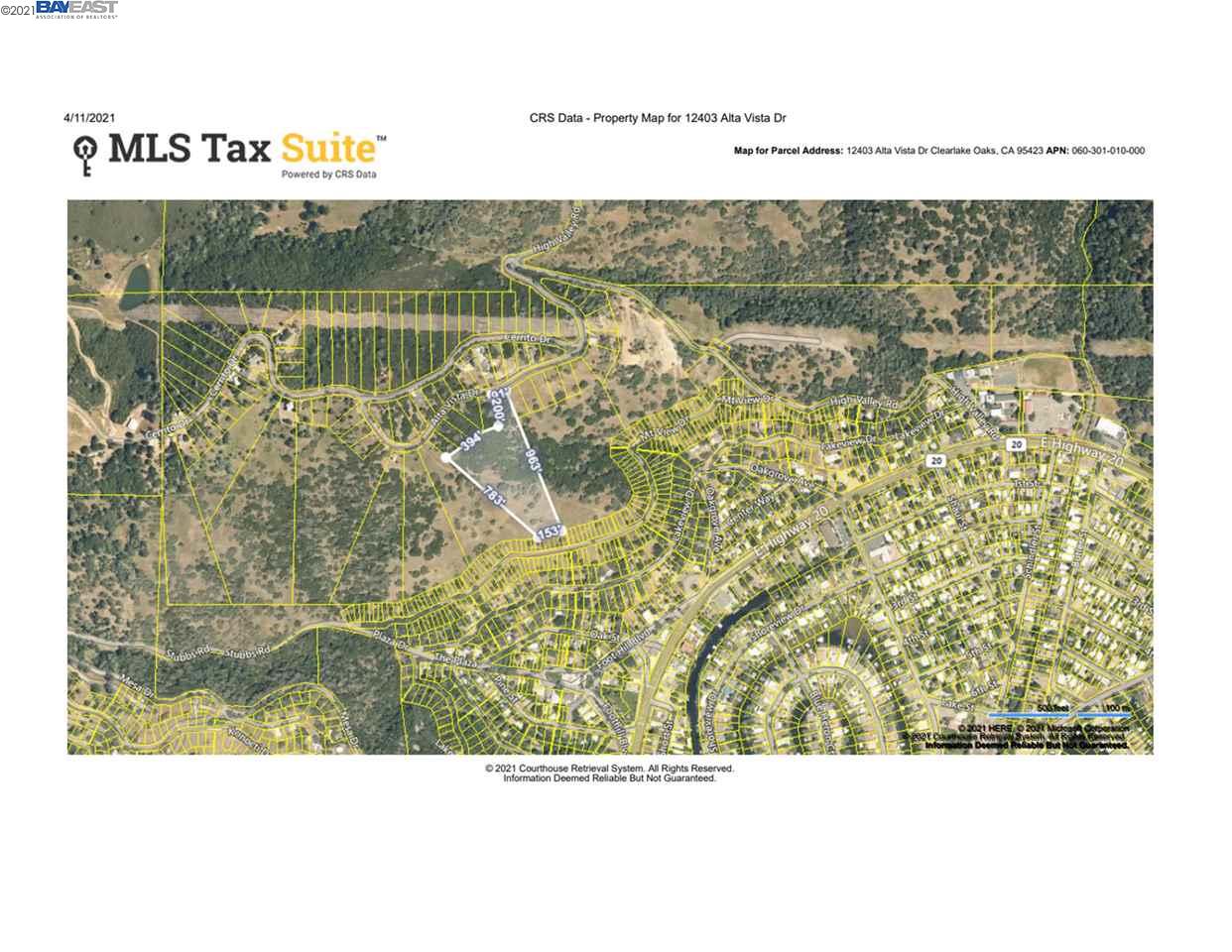12403 Alta Vista Dr, CLEARLAKE OAKS, California 95423, ,Lots And Land,For Sale,Alta Vista Dr,40965807