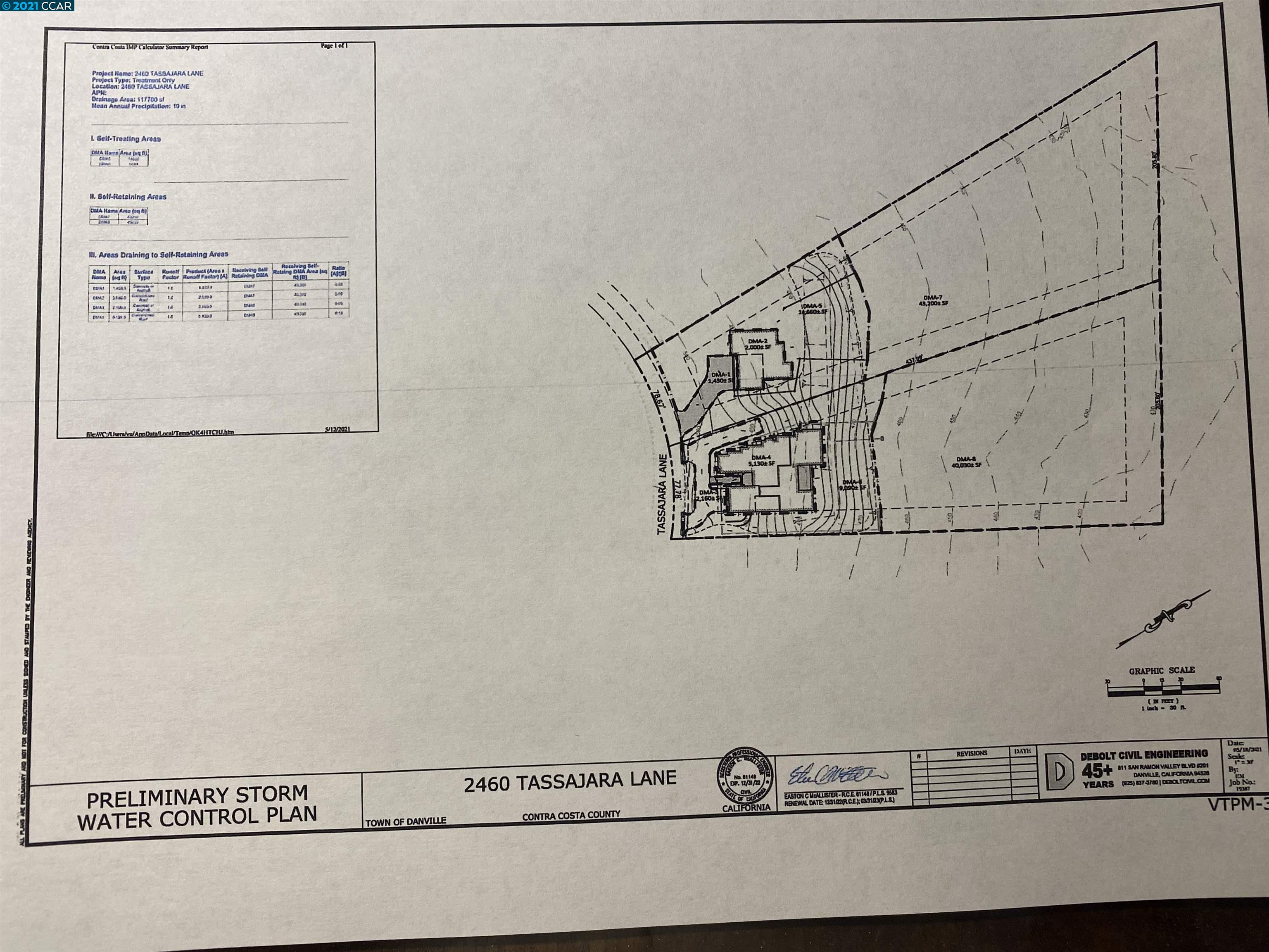 2460 Tassajara Lane Lot A, DANVILLE, California 94526-4410, ,Lots And Land,For Sale,Tassajara Lane Lot A,40967473