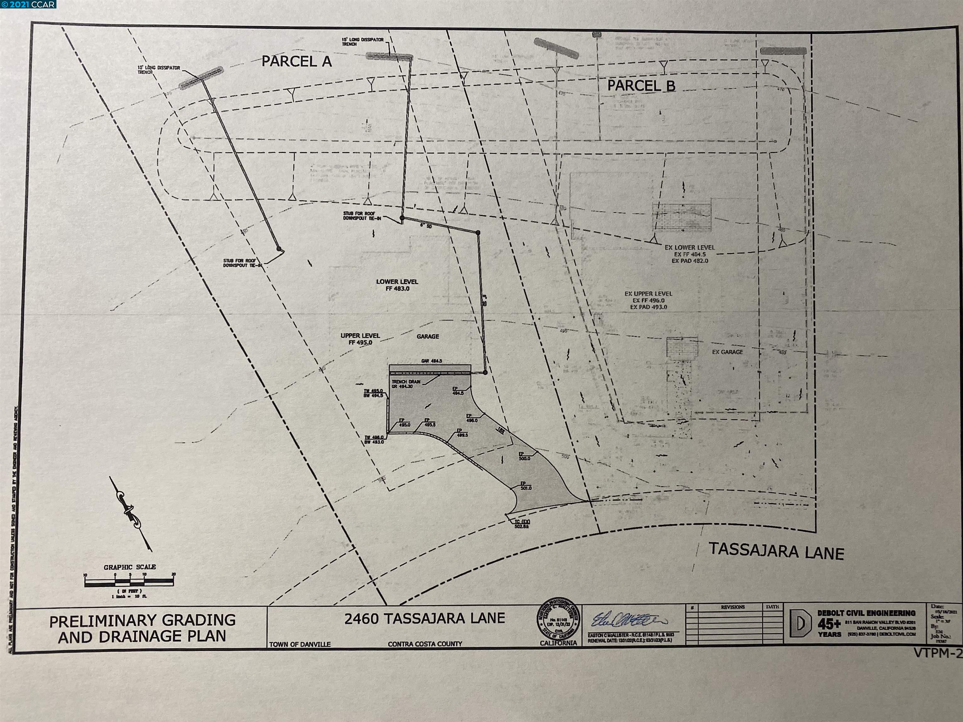 2460 Tassajara Lane Lot A, DANVILLE, California 94526-4410, ,Lots And Land,For Sale,Tassajara Lane Lot A,40967473