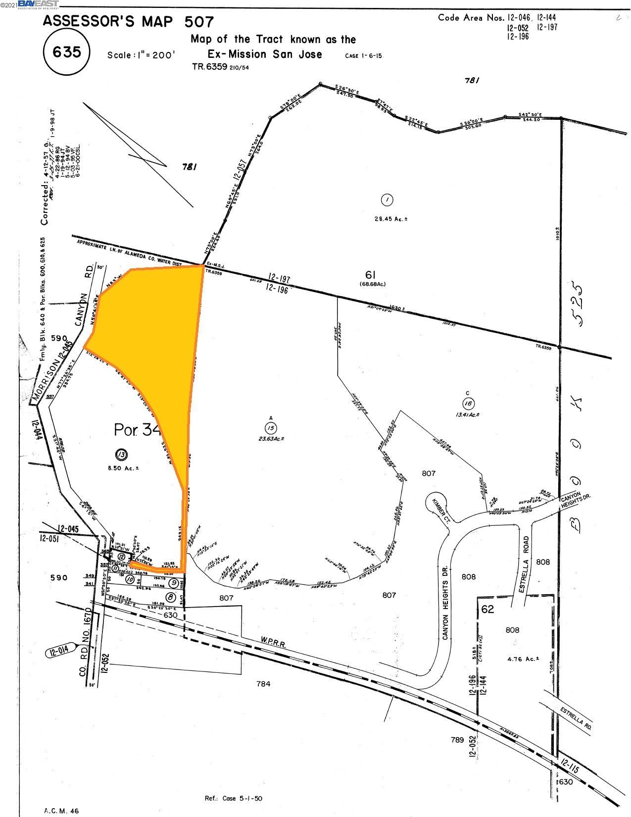 MORRISON CANYON RD, FREMONT, California 94536, ,Lots And Land,For Sale,MORRISON CANYON RD,40967698