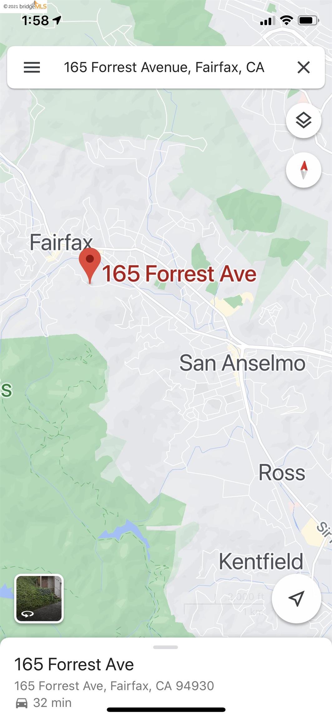 161 Forrest Ave., FAIRFAX, California 94930, ,Lots And Land,For Sale,Forrest Ave.,40967736