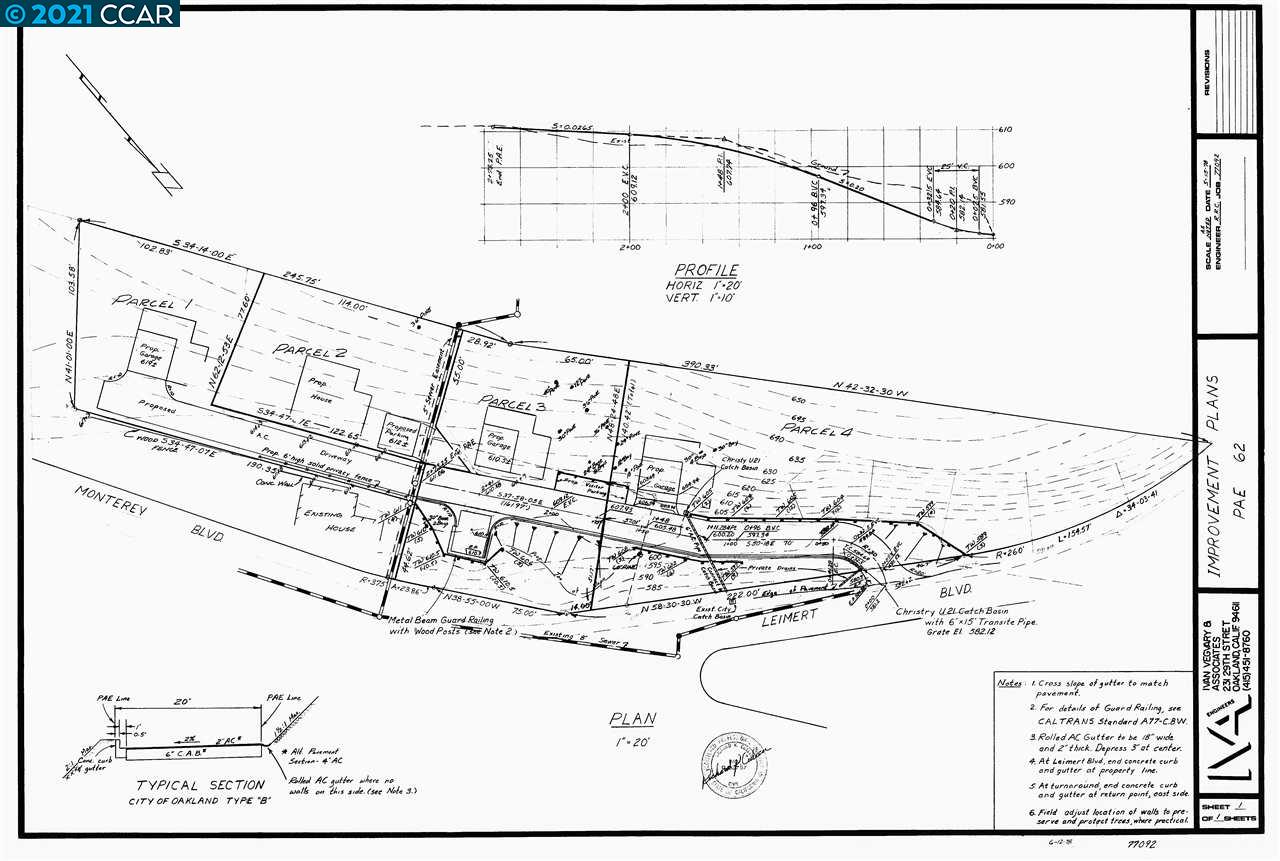 2591 Leimert Blvd, OAKLAND, California 94602, ,Lots And Land,For Sale,Leimert Blvd,40970109
