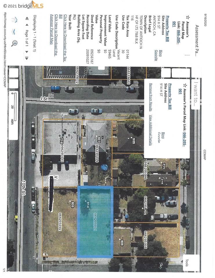 914 H St, ANTIOCH, California 94509, ,Comm Lots And Land,For Sale,H St,40974845