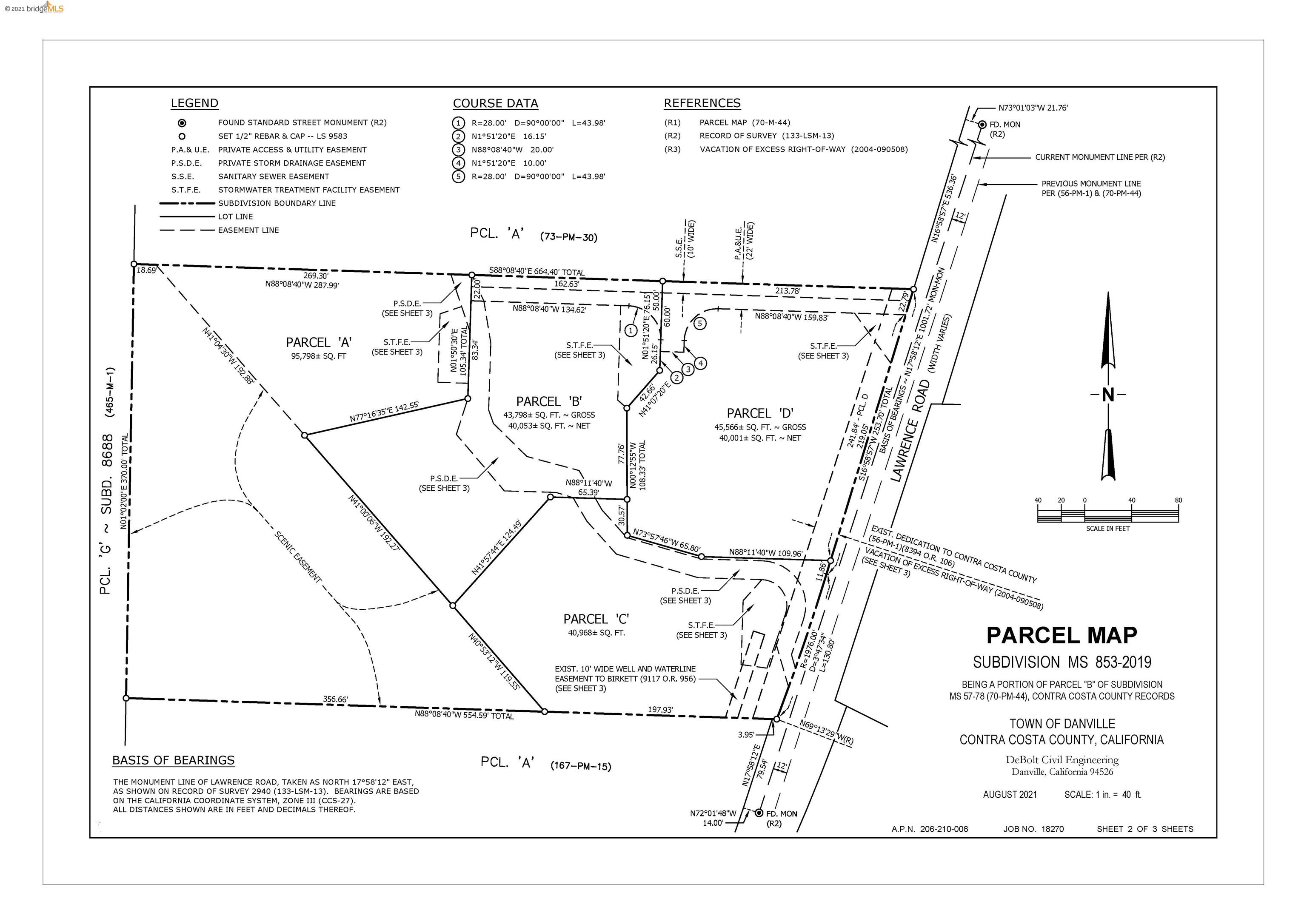 1610 Lawrence, DANVILLE, California 94506, ,Lots And Land,For Sale,Lawrence,40975665