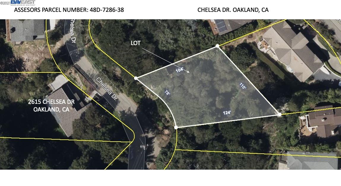 0 Chelsea Dr, OAKLAND, California 94611, ,Lots And Land,For Sale,Chelsea Dr,40976055