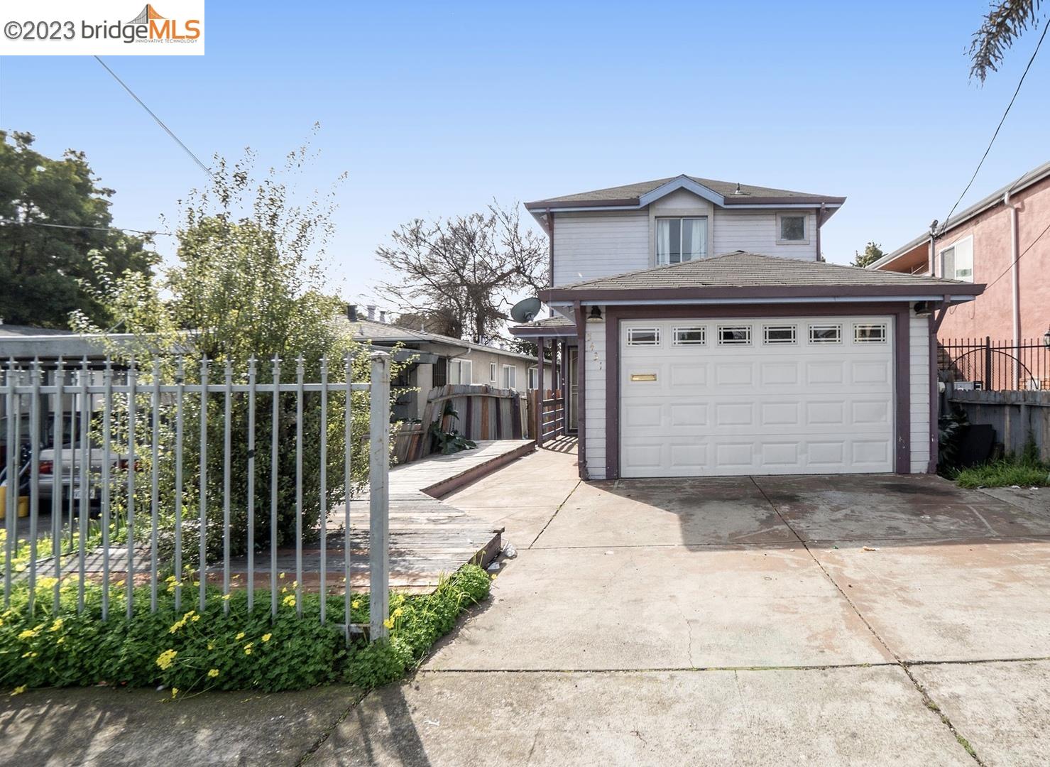 Great Opportunity! This home is ideal for homebuyers looking for a home to start memories or investors. Full of potential with a little TLC. Some photos are VIRTUAL RENOVATED AND/OR STAGED. Actual photos also included. Spacious lot. Great location. Walking distance to Ac Transit New TEMPO Rapid Bus Line with convenient transfer to BART which provides easy access to San Francisco. Short driving distance to both Fruitvale and Oakland Arena BART stations, Oakland International Airport, 880/580 Freeway, Oracle Arena, Fremont High School, and other conveniences. Large backyard w/ deck for family gatherings. Seller and seller agent DO NOT guarantee accuracy of square footage, permit approval for possible renovations or nearby conveniences. Washer and dryer DO NOT convey.