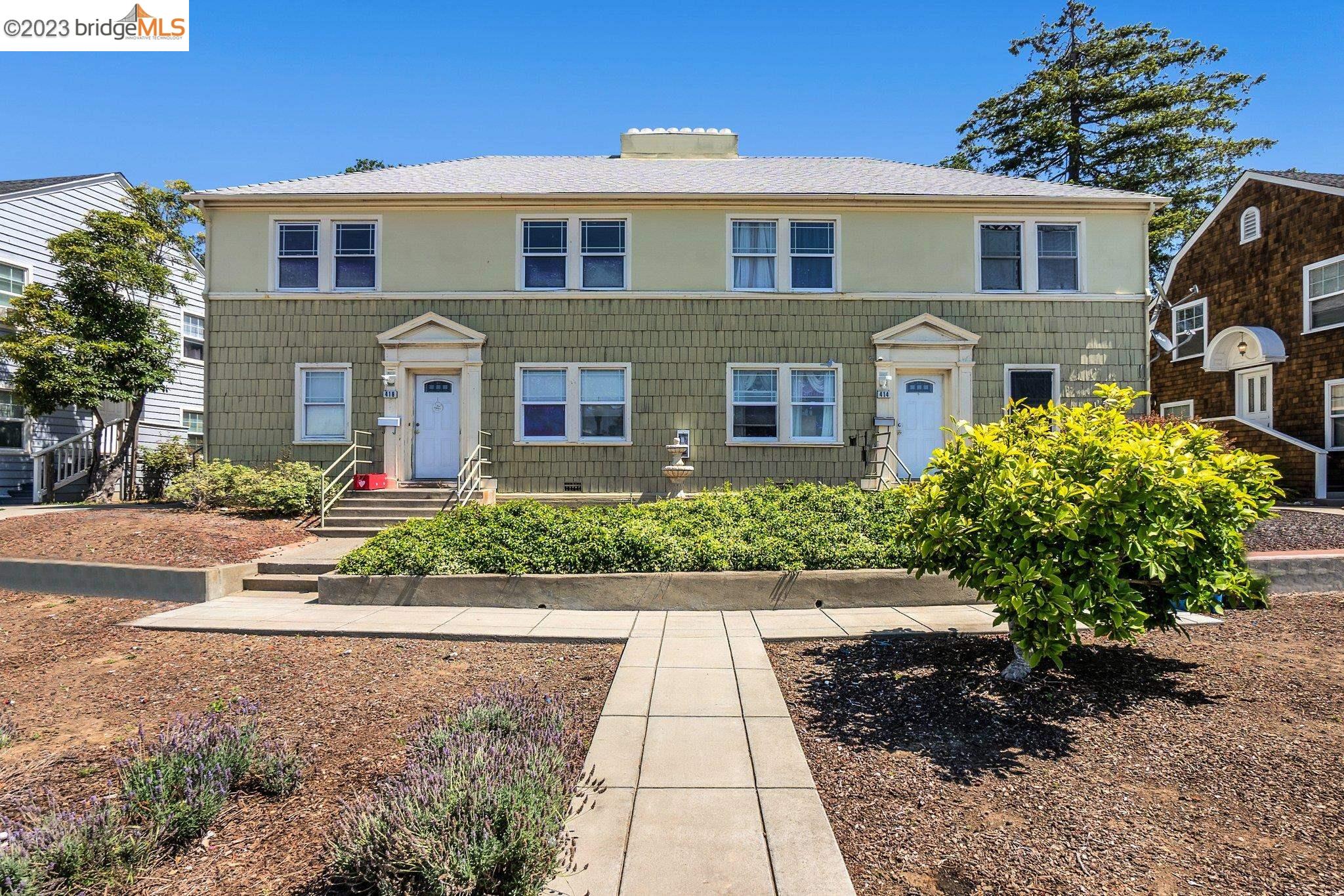 The large fourplex property consists of an ideal four 2-bedroom, 1-bathroom unit mix in Vallejo. 412 Wilson boasts prime waterfront location with views of Mare Island and the bridge. The units have been completely renovated including: Granite kitchen countertops, New Dishwasher, Flooring, Dual Pane Windows, and more. The property is in a Desirable Vallejo neighborhood with Hiking trails across the street and Waterfront views. The building features Separately Metered PG&E, Laundry Hookups in Unit, & Washer and Dryers. The upside rent potential is perfect for opportunistic Buyers who want a strong cash flowing building with room to add more value.