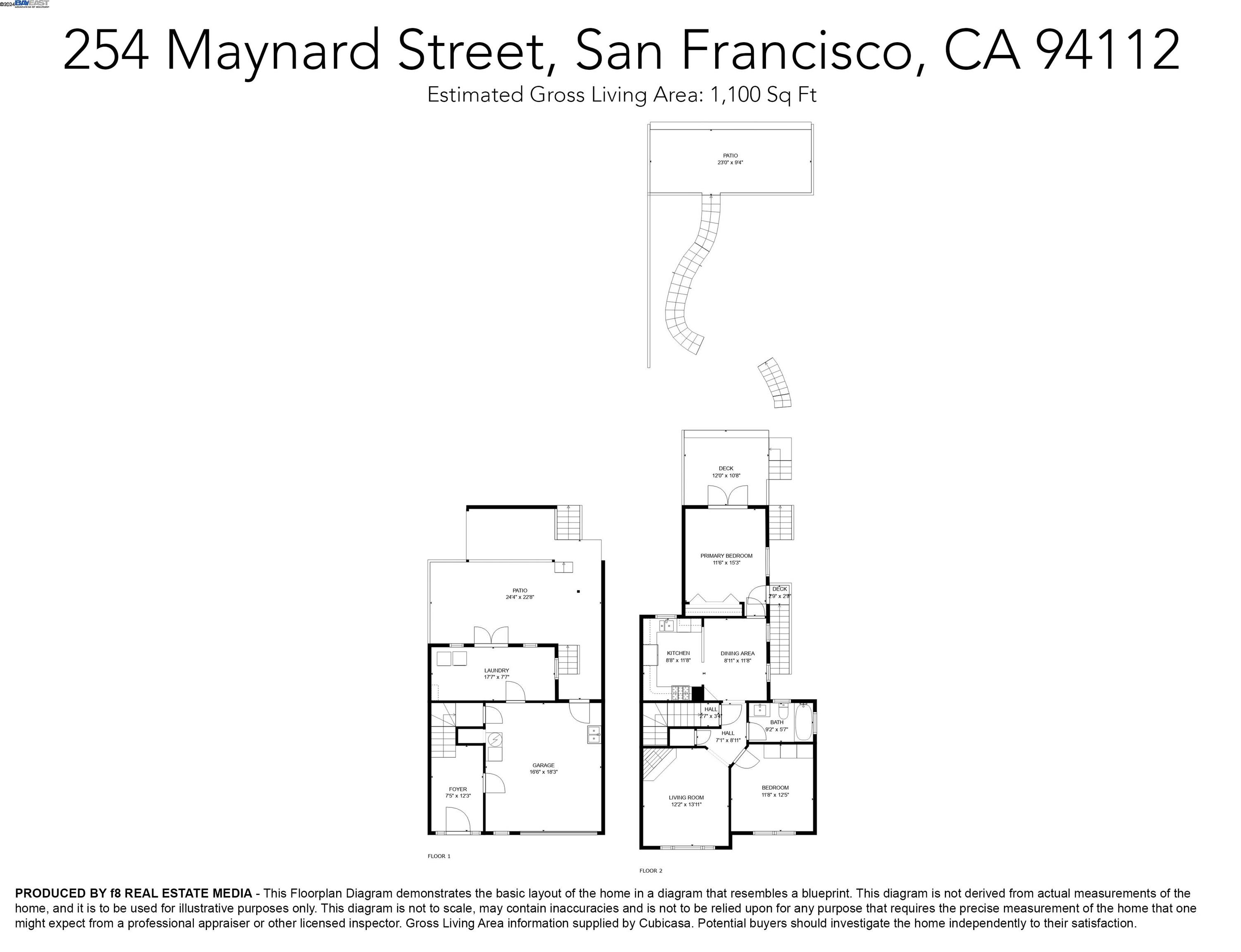 Detail Gallery Image 6 of 50 For 254 Maynard St, San Francisco,  CA 94112 - 2 Beds | 1 Baths