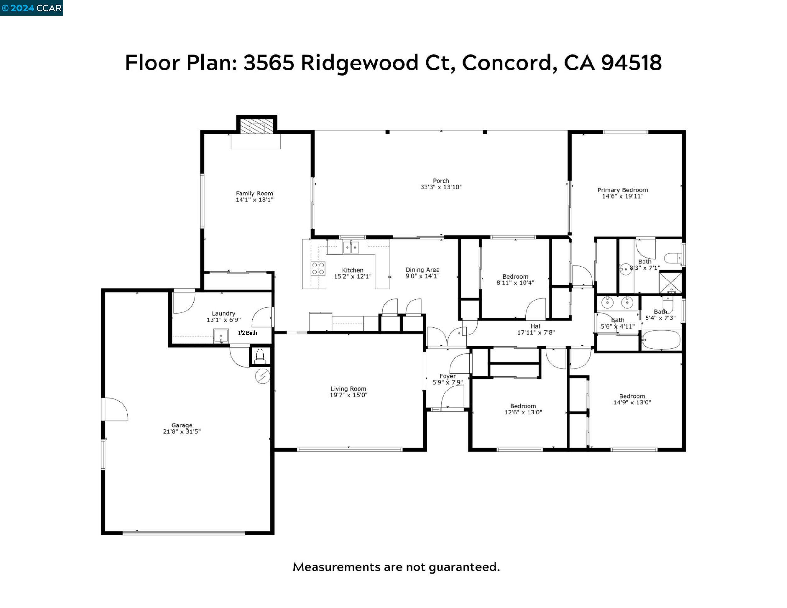 Detail Gallery Image 60 of 60 For 3565 Ridgewood Ct, Concord,  CA 94518 - 4 Beds | 2/1 Baths