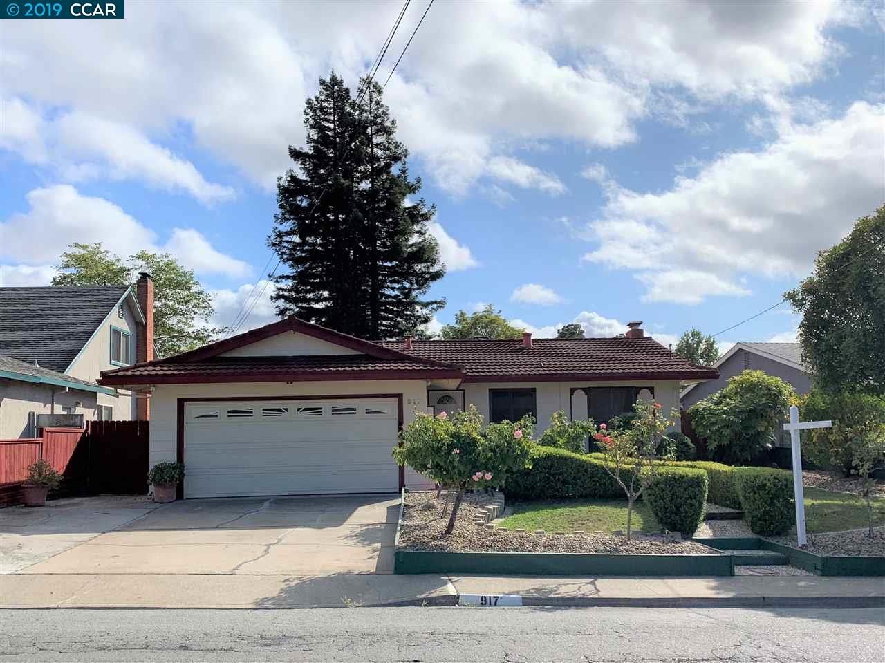 917 Tara Hills Drive, Pinole, CA 94564 4 Beds 2 Baths (Sold