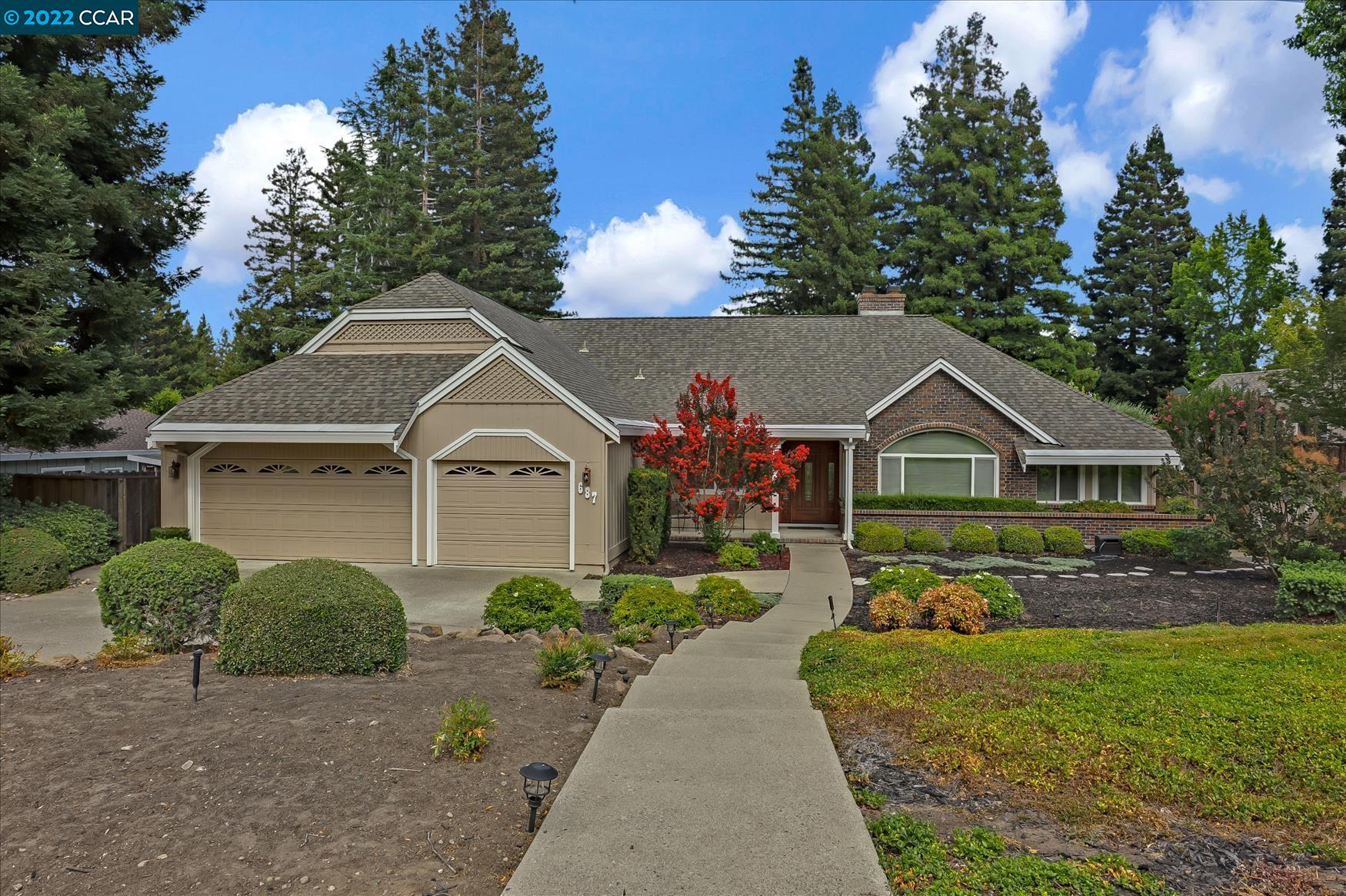 Detail Gallery Image 1 of 1 For 687 Sheri Lane, Danville,  CA 94526 - 3 Beds | 2 Baths