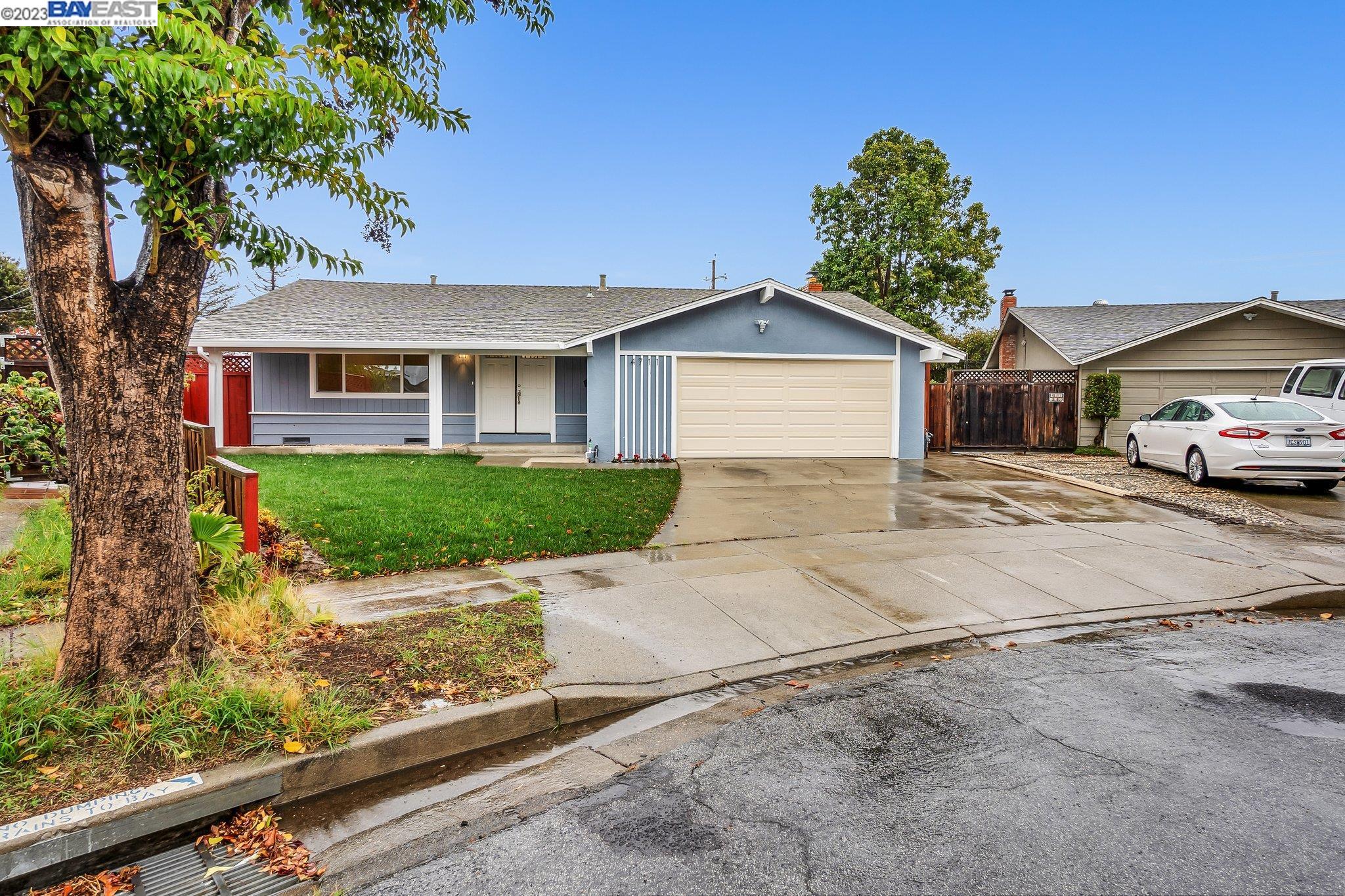 A Must-see home!! Beautifully remodeled home located in the city of Fremont near Irvington.  The home offers three bedrooms, two full bathrooms with an open floor concept, a formal living room with an electric fireplace, and a separate family/dining room. Central heating. New Engineered hardwood floors throughout the house, dual pane windows, recessed lights, freshly painted inside and outside. Cook your next meal in an exquisite kitchen with brand-new cabinets, stylish quartz countertops, an island, and new stainless-steel appliances. Updated bathrooms with new vanity and hardware. Mirrored closet doors. Elegant front and backyard with. Commuter-friendly location within minutes of Highway 880 & 680. A vast backyard possibility for an ADU or extension of home is subject to the city and county approval.