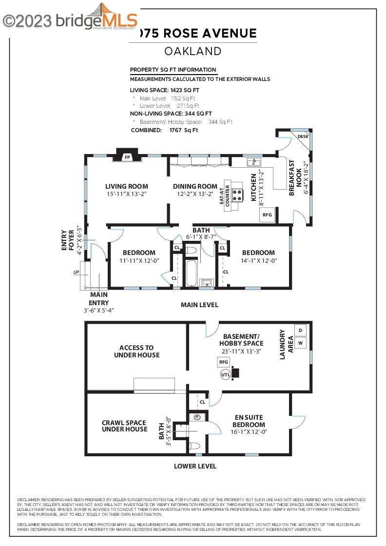 For Sale: 1075 Rose Ave, Oakland, CA 94611 | 3 Beds / 2 Full Baths |  $1,150,000, MLS # 41031230